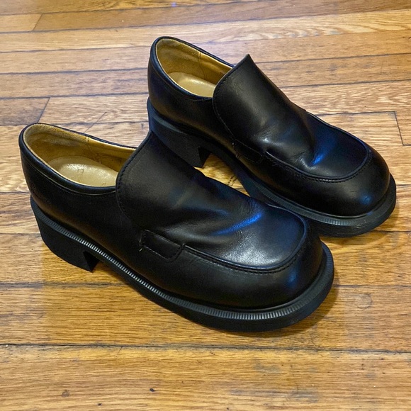 Dr. Martens Shoes - Dr. Martens 8670 Made In England Platform Chunky Leather Loafers UK 6 EU 39 US 8